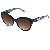 Okulary przeciwsłoneczne - Guess Damskie okulary przeciwsłoneczne Gu7755, Dark Havana, UK 28 - miniaturka - grafika 1