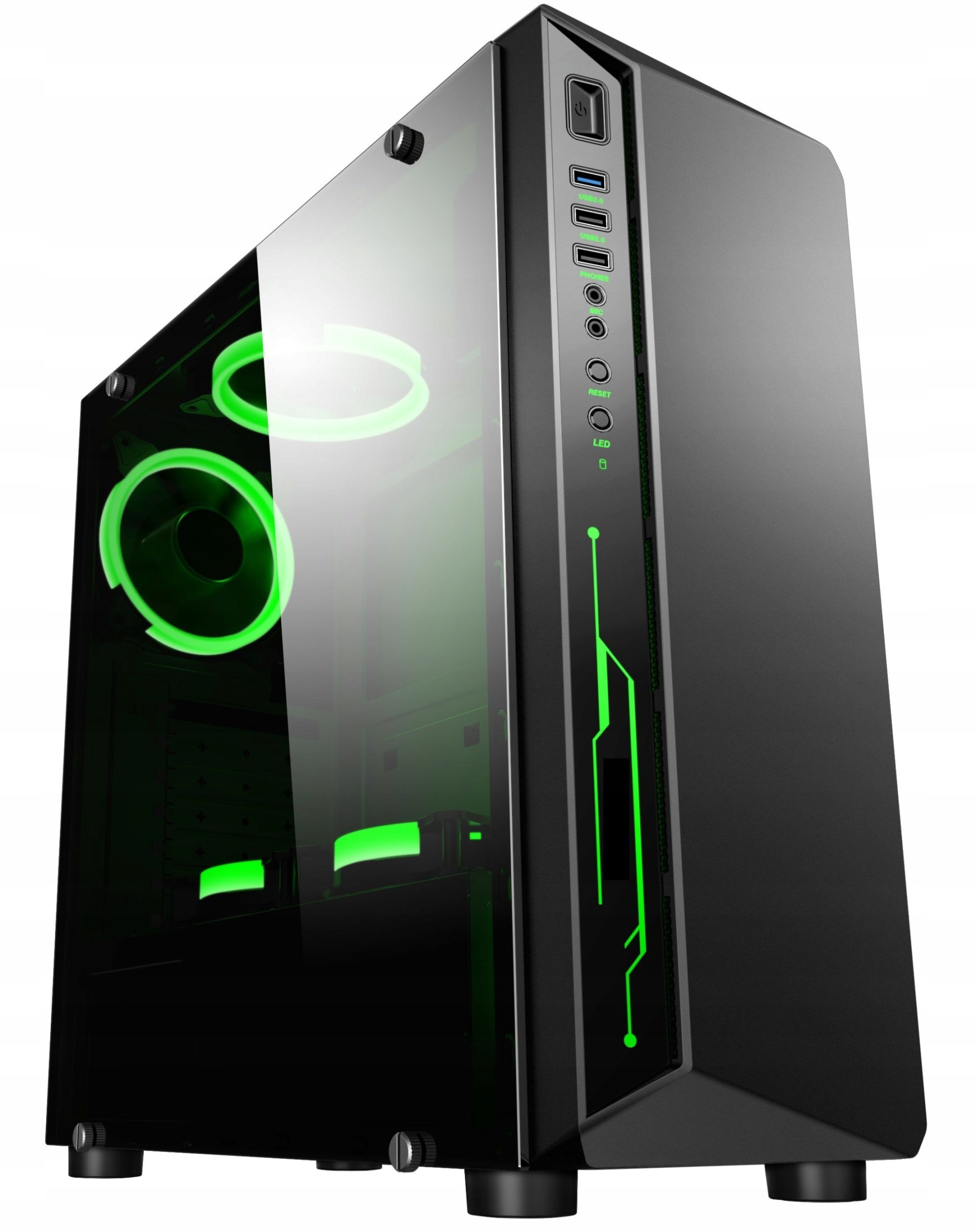 Obudowa PROOVE Obudowa Komputera Gamingowa BPC3 USB 3.0 OKNO RGB