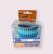 Formy do ciast - Foremki Silikonowe Okrągłe 12 Szt Do Ciastek Babeczek Muffinek - miniaturka - grafika 1