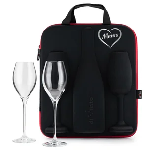 Etui na prosecco i szampana z kieliszkami dla Mamy - prezent na dzień mamy - Akcesoria gastronomiczne - miniaturka - grafika 1