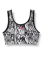 Koszulki i topy damskie - Fila Dziewczęca koszulka Bona Cropped AOP Top Cami, Jasna biała abstrakcyjna zebra Aop, 158-164 - miniaturka - grafika 1