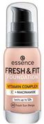 Podkłady do twarzy - Podkład Essence Cosmetics Fresh y Fit Maquillaje 40-Fresh Sun Beige 30 ml (4059729338464) - miniaturka - grafika 1