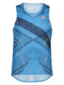 Koszulki sportowe męskie - asics Top w kolorze niebieskim do biegania - miniaturka - grafika 1