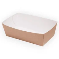 Opakowania gastronomiczne - Opakowanie tacka na frytki 12x6x3,7 cm 100 szt - miniaturka - grafika 1