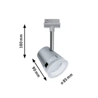 Akcesoria do oświetlenia - Paulmann Urail Cone, ZigBee, CCT, chrom matowy - miniaturka - grafika 1