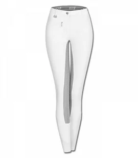 Waldhausen Bryczesy ELT FUN SPORT SILICONE damskie - pełny silikonowy lej - biały - Bryczesy - miniaturka - grafika 1