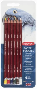 DERWENT Kredki Pastel pastele w kredce 6 kolorów - Kredki, ołówki, pastele i pisaki - miniaturka - grafika 1