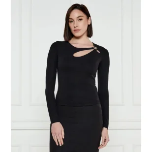 GUESS Bluzka ZAMA Slim Fit - Bluzki damskie - miniaturka - grafika 1