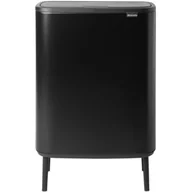 Kosze na śmieci - Brabantia Kosz na śmieci Bo Touch Bin Hi 2 x 30 l czarny matowy 130625 - miniaturka - grafika 1