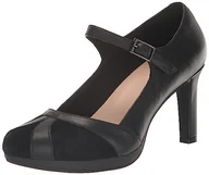 Czółenka - Clarks Damskie czółenka Ambyr, Czarna kombinacja, 42.5 EU - miniaturka - grafika 1