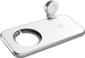 Ładowarki do telefonów - Ładowarka Zens ZENS Aluminium 4w1 - ładowarka bezprzewodowa 45W, kompatybilna z MagSafe (white) - miniaturka - grafika 1
