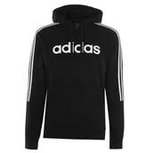Bluzy męskie - Bluza z kapturem czarna Adidas 3S Logo OTH, Rozmiar XL - miniaturka - grafika 1