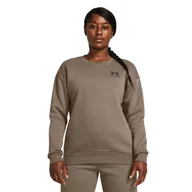 Bluzy sportowe damskie - Bluza damska Under Armour Essential Fleece Crew - miniaturka - grafika 1