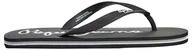 Klapki i japonki męskie - Pepe Jeans Bay Beach Basic M, japonki męskie, czarne, 44 EU, Czarny (Black), 44 EU - miniaturka - grafika 1