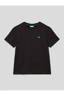 Koszulki i topy damskie - T-shirt z wyhaftowanym logo - Lacoste - miniaturka - grafika 1