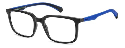 POLAROID PLD D547 Okulary, Matte Black Blue, 55/19/145 Unisex Dorośli, Wielobarwna, 55/19/145