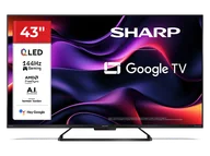 Telewizory - SHARP QLED 43HR8465E 43" 4K 144Hz Google TV - miniaturka - grafika 1