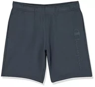 Spodenki męskie - Champion Męskie spodnie Authentic Pants Script Logo Bermudy, szary cynowy, XS - miniaturka - grafika 1