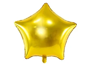 PartyDeco """"""""Balon foliowy Gwiazdka, 70cm, złoty"""""""" FB78M-019 [14766393] - Pozostałe akcesoria świąteczne - miniaturka - grafika 2