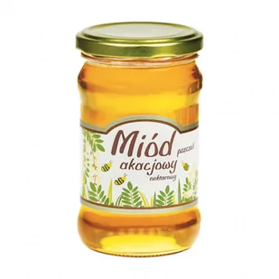 Bartnik miód akacjowy w sloiku 370g - Miód - miniaturka - grafika 1