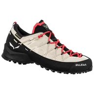 Buty trekkingowe damskie - Buty damskie Salewa Wildfire 2 Gtx W Rozmiar butów (UE): 42 / Kolor: biały/czarny - miniaturka - grafika 1