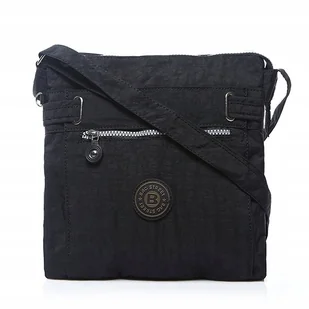 Ally Lekka Mała Torebka Damska Listonoszka do Pracy Czarna Bag Street - Torebki damskie - miniaturka - grafika 1