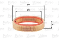 Filtry powietrza - Filtr powietrza VALEO 585606 C25552 - miniaturka - grafika 1