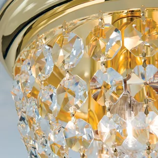 Lampa sufitowa Plafond, złota/przezroczysta, Ø35cm - Lampy sufitowe - miniaturka - grafika 2