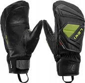 Rękawice narciarskie - LEKI RĘKAWICE WCR C-Tech 3D Mitt black-lemon 9.5 - miniaturka - grafika 1