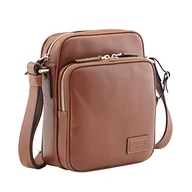 Koszulki męskie - Picard, Męska torba na laptopa, w kolorze koniakowym/brązowym, ze skóry, 38 cm, z uchwytem, 401093B210 - miniaturka - grafika 1