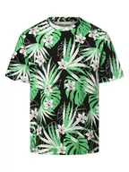 Koszulki męskie - Jack & Jones - T-shirt męski  JORTulum, zielony|czarny|wielokolorowy - miniaturka - grafika 1