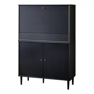 Stojaki na wino - Czarna szafka na wino w dekorze jesionu 89x136 cm Mistral – Hammel Furniture - miniaturka - grafika 1