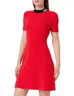 Sukienki - HUGO Damska sukienka Sarty z dzianiny, Open Pink693, XXL - miniaturka - grafika 1