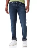 Spodnie męskie - Pepe Jeans spodnie męskie hatch, czarny (Denim-vr1), 36W / 30L - miniaturka - grafika 1