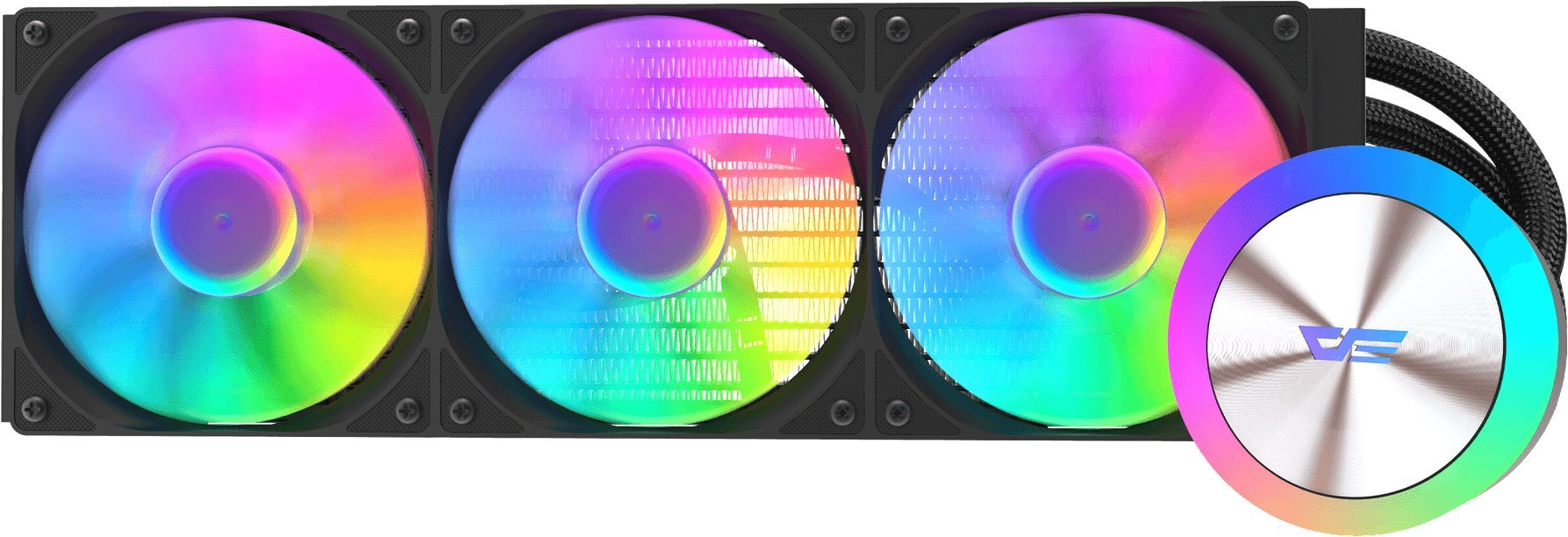 Darkflash Chłodzenie CPU Darkflash DG360 czarne 61149-0