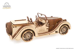 Ugears Model mechaniczny do składania. Roadster VM-01, 70052 - Modele do sklejania - miniaturka - grafika 6