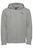 Bluzy męskie - Superdry Code Core Sport Zip Hood Bluza męska, Szary Marl, XXL - miniaturka - grafika 1