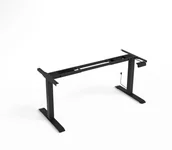 Biurka - Stelaż elektryczny do biurka z regulacją wysokości czarny RXD2 - miniaturka - grafika 1