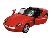 Samochody i pojazdy dla dzieci - WELLY BMW Z8 E52 CZERWONY 1:34 49755 SAMOCHÓD NOWY METALOWY MODEL - miniaturka - grafika 1
