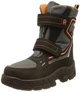Richter Kinderschuhe Davos śniegowce chłopięce, Black Vulcano Orange, 40 EU - Śniegowce damskie - miniaturka - grafika 1