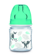 Butelki dla niemowląt - Canpol babies Canpol Antykolkowa butelka szeroka EasyStart JUNGLE 120 ml blue - miniaturka - grafika 1