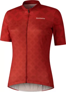 Koszulki rowerowe - Shimano Mizuki SS Jersey Women, czerwony L 2022 Koszulki kolarskie - grafika 1