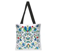 Torby sportowe - Torba kaszubska biała, długie ucho - miniaturka - grafika 1