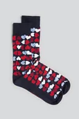 Skarpetki męskie - Skarpetki męskie w serduszka 01038C75WAA - miniaturka - grafika 1