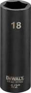 Klucze i nasadki - Dewalt nasadka 18mm 1/2c impact socket deep - miniaturka - grafika 1