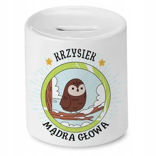 Skarbonka 330 ml Dla Krzyśka Syna Dziecka Prezent z Nadrukiem ze Zdjęciem - Skarbonki Skarbonka 330 ml Dla Krzyśka Syna Dziecka Prezent z Nadrukiem ze Zdjęciem - Skarbonki - miniaturka - grafika 1