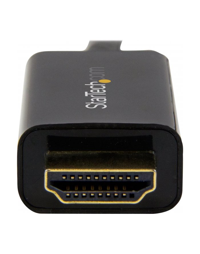 Kabel StarTech DP2HDMM1MB DisplayPort M - HDMI M; 1m; kolor czarny