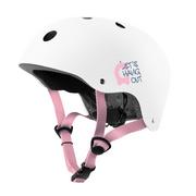 Kaski rowerowe - Action, Kask Cariboo S White/Pink - miniaturka - grafika 1