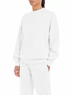 Bluzy damskie - Replay Second Life damska bluza ze 100% bawełny, 001 White, XXS - grafika 1
