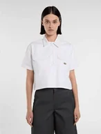Koszule damskie - camicie donna dickies ss cropped work dkdfs5730wh1 white - miniaturka - grafika 1